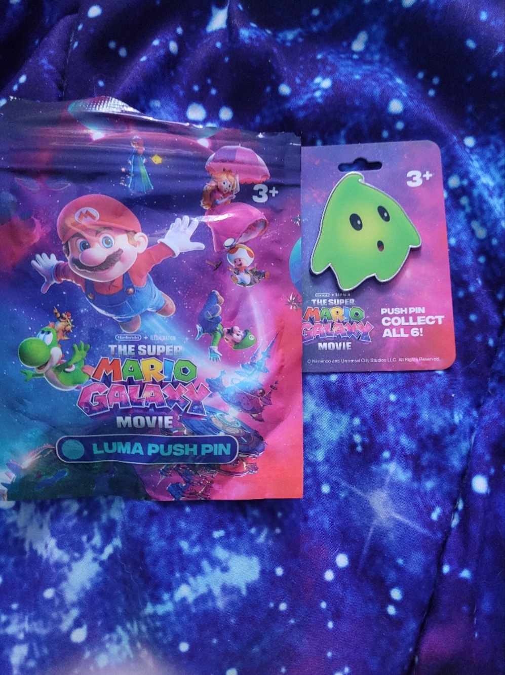 Nintendo Super Mario Galaxy Luma Push Pin - Green